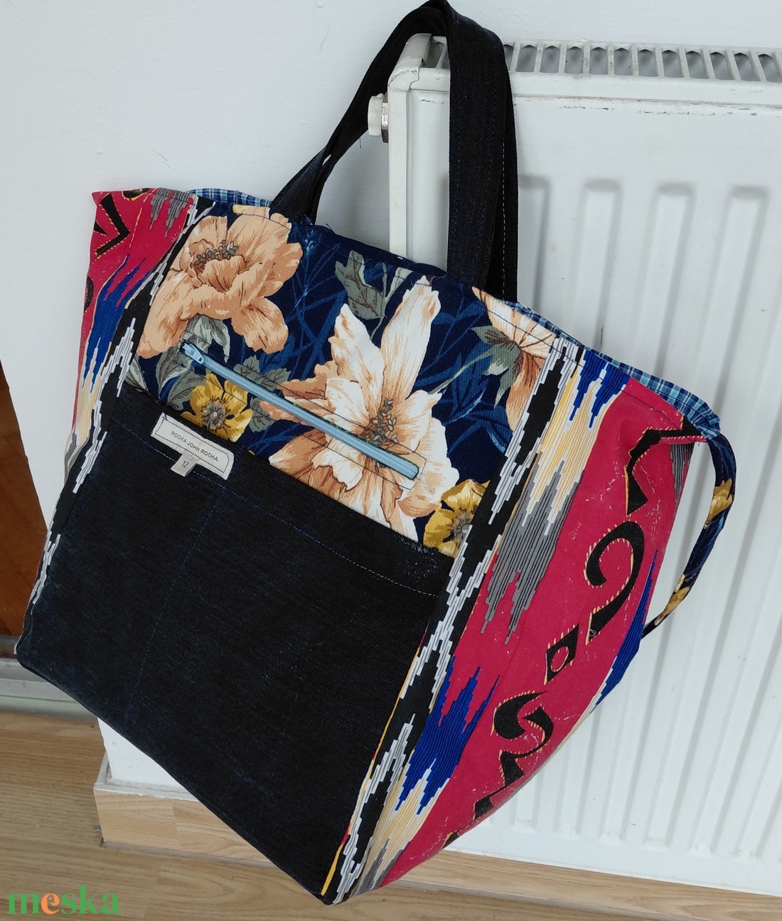 Sokzsebes kisszines - táska & tok - bevásárlás & shopper táska - shopper, textiltáska, szatyor - Meska.hu
