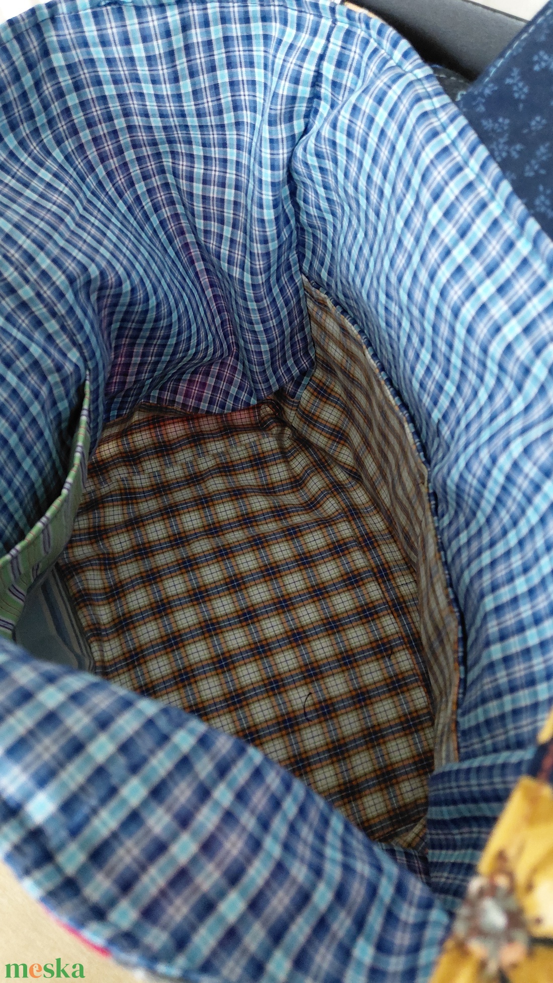 Sokzsebes kisszines - táska & tok - bevásárlás & shopper táska - shopper, textiltáska, szatyor - Meska.hu