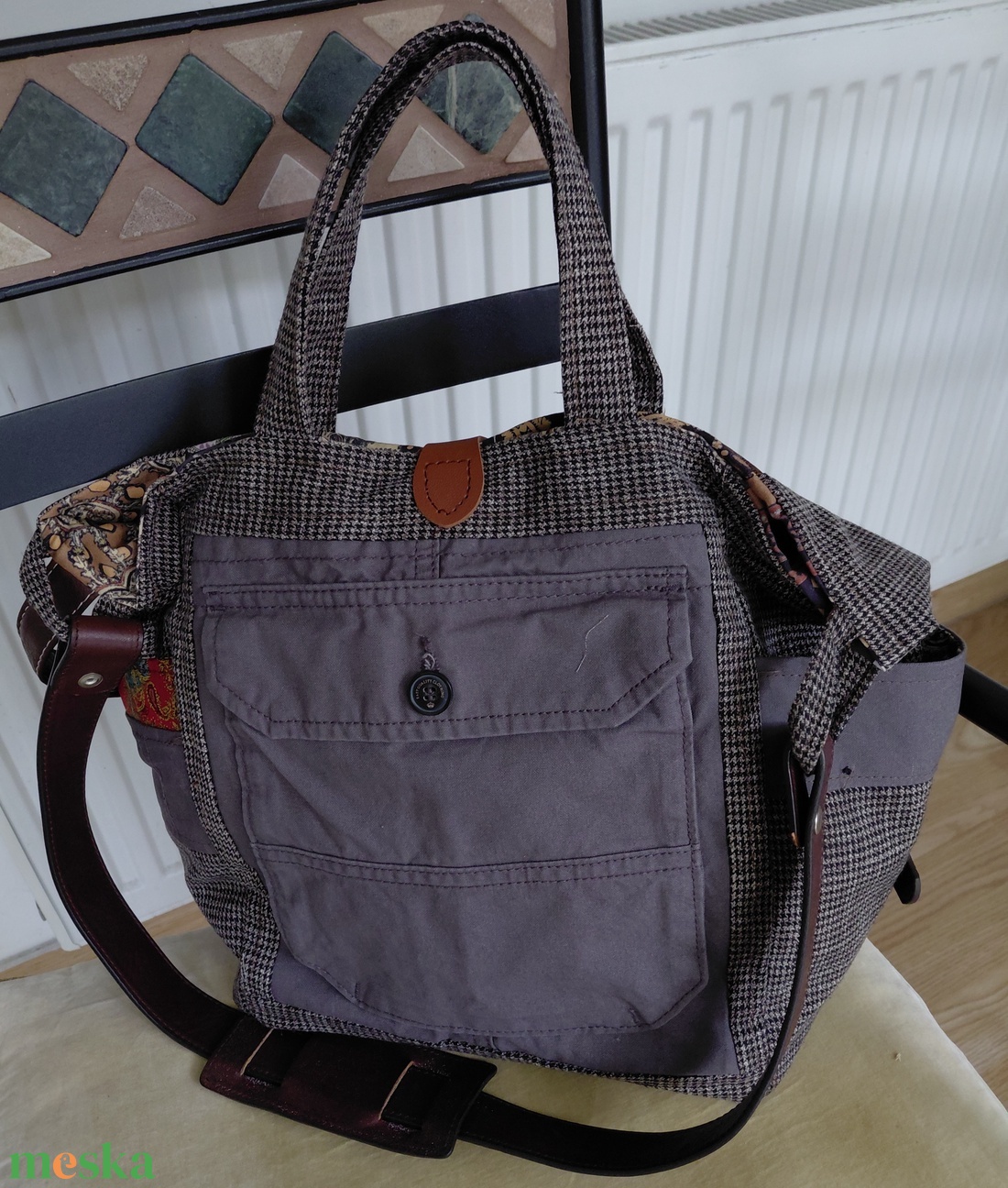 Szines álmok szőttese - táska & tok - bevásárlás & shopper táska - shopper, textiltáska, szatyor - Meska.hu