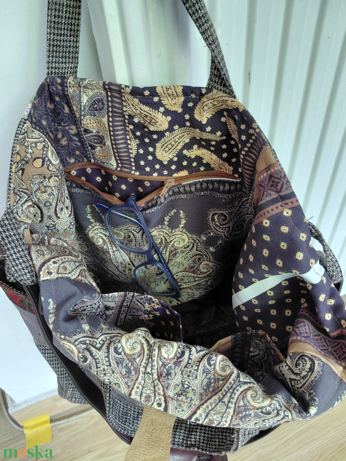 Szines álmok szőttese - táska & tok - bevásárlás & shopper táska - shopper, textiltáska, szatyor - Meska.hu