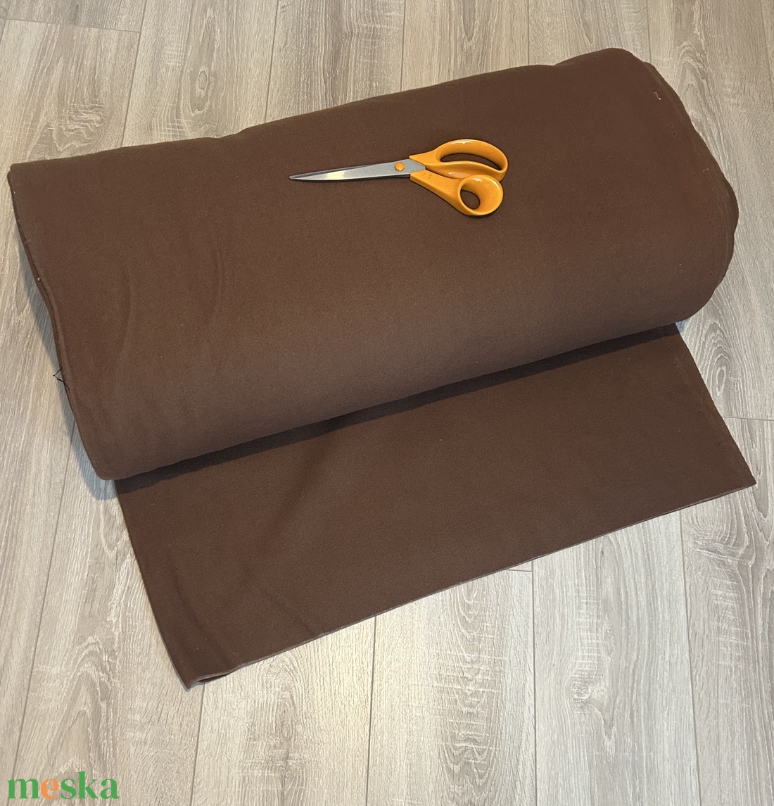 Barna filc 150 cm széles - kellékek & szerszámok - méteráru - filc - Meska.hu