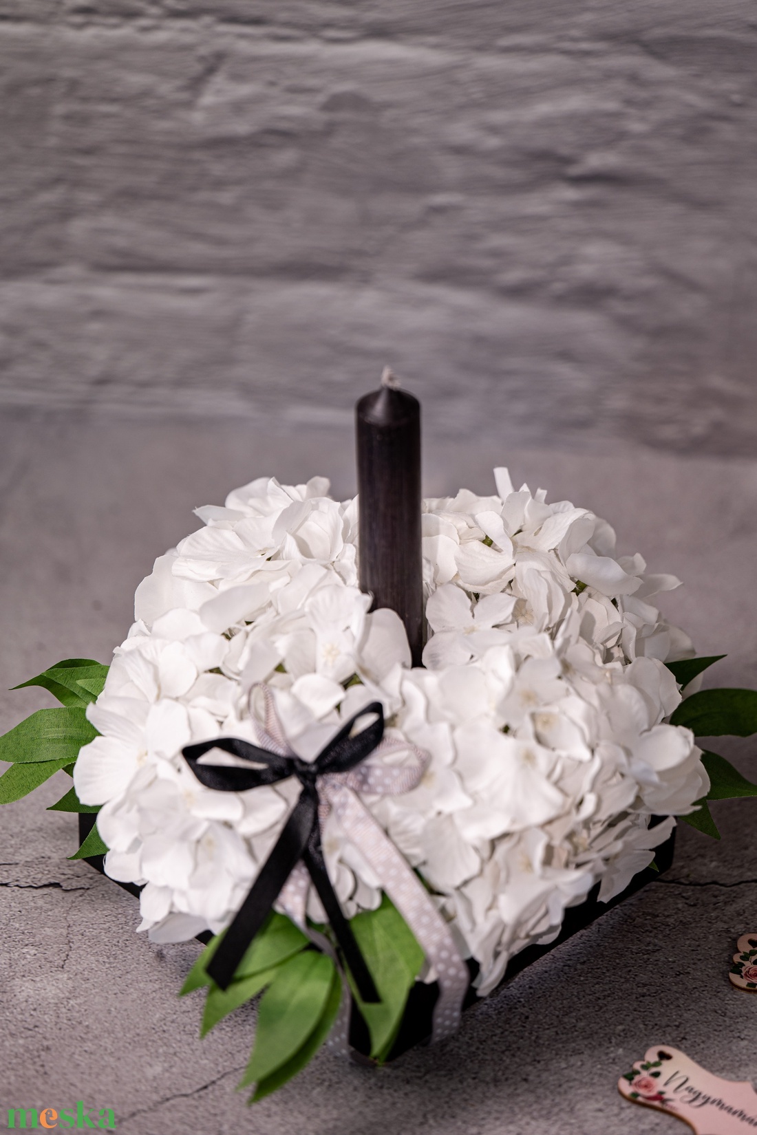 Sírdísz, kegyeleti dísz gyertyával I. - otthon & életmód - vallás - temetkezési tárgy - sírdísz, kegyeleti dísz - Meska.hu