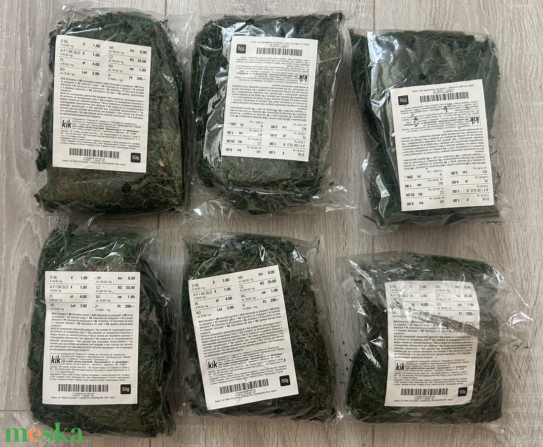 Szárított moha - Új - kellékek & szerszámok - dekorációs kellékek - egyéb kellékek - Meska.hu