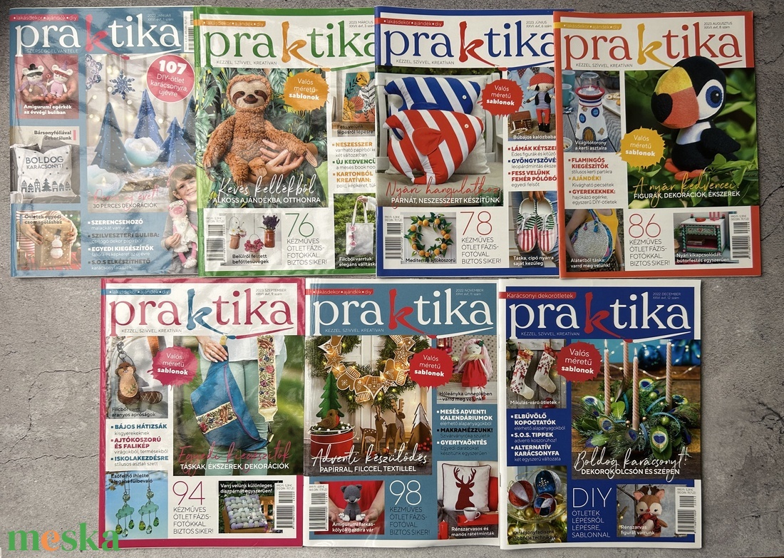 Praktika kézimunka újság csomag - kellékek & szerszámok - könyv, újság - újság - Meska.hu