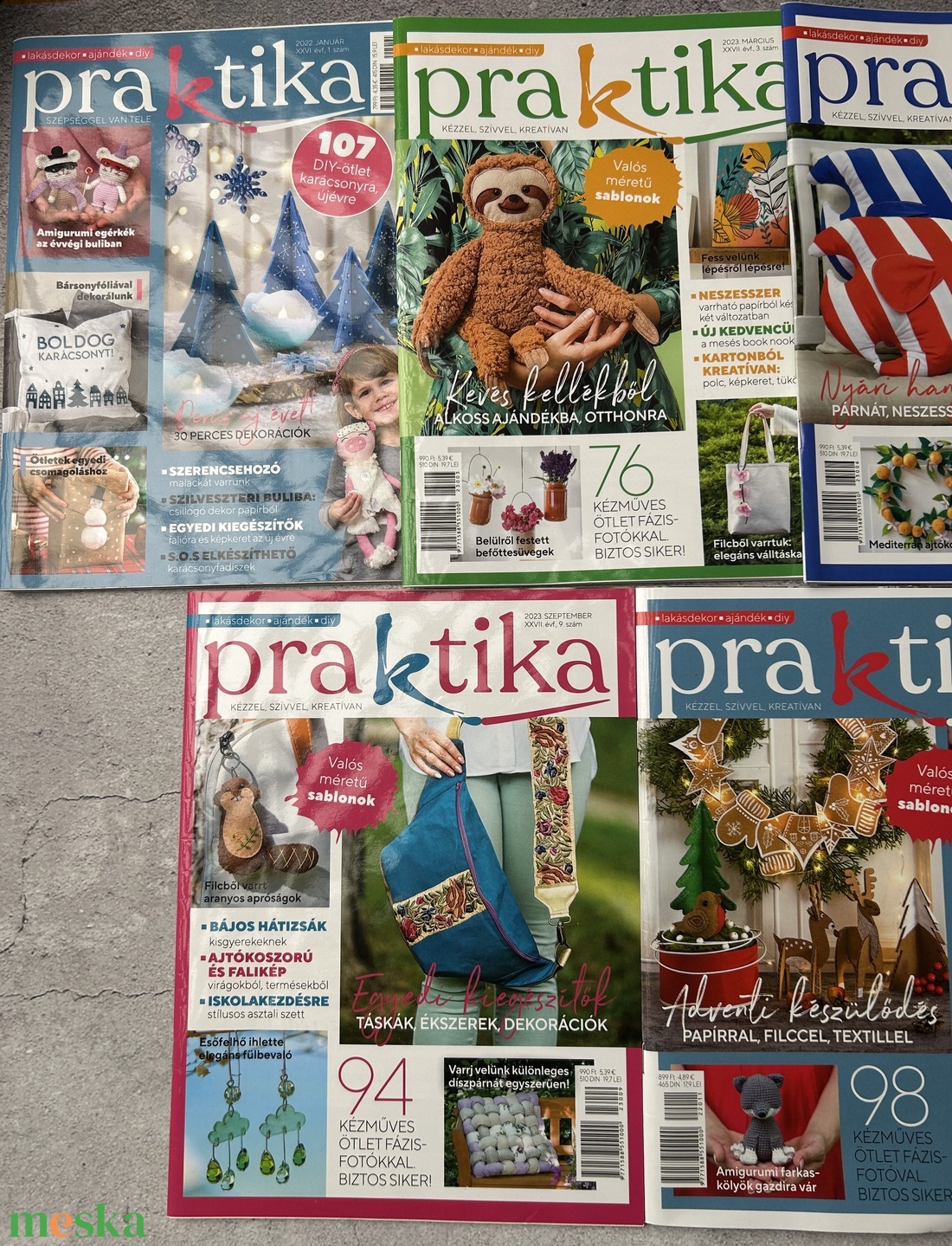 Praktika kézimunka újság csomag - kellékek & szerszámok - könyv, újság - újság - Meska.hu