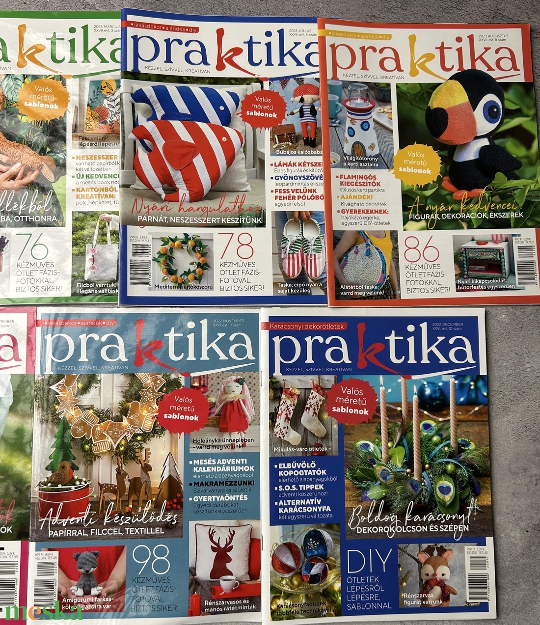 Praktika kézimunka újság csomag - kellékek & szerszámok - könyv, újság - újság - Meska.hu