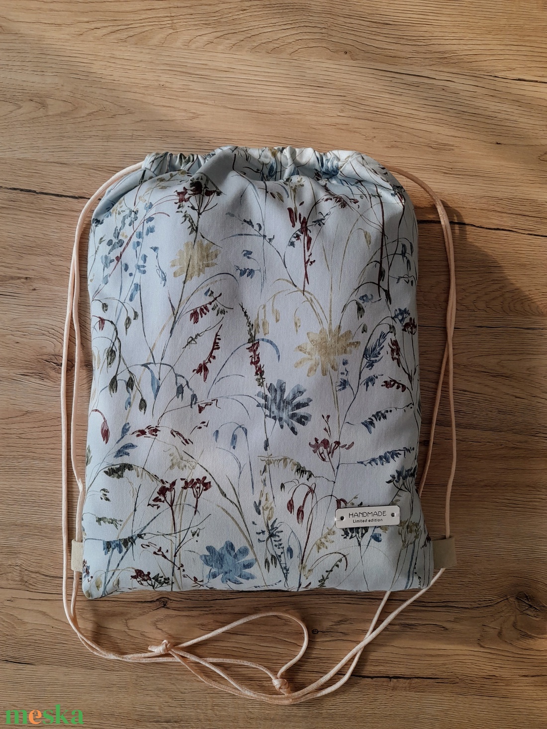 Réti virágos hátizsák - táska & tok - hátizsák - hátizsák - Meska.hu