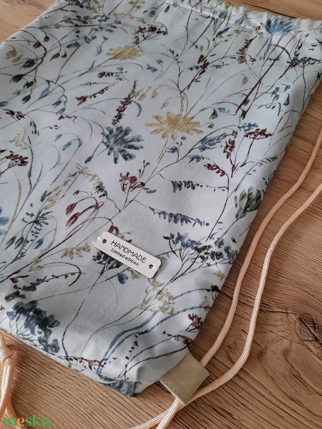 Réti virágos hátizsák - táska & tok - hátizsák - hátizsák - Meska.hu