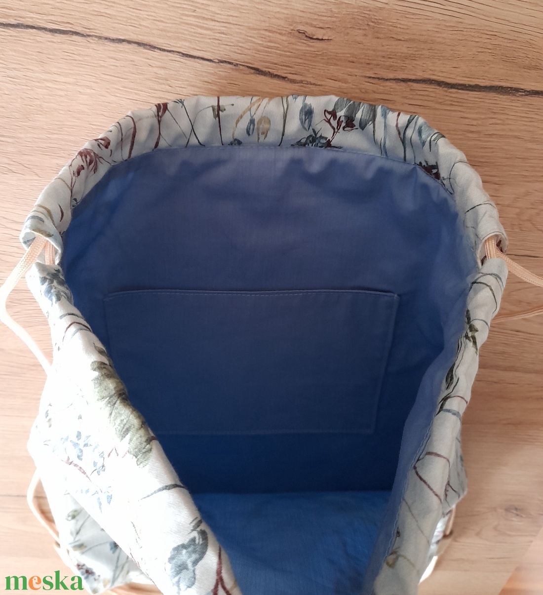 Réti virágos hátizsák - táska & tok - hátizsák - hátizsák - Meska.hu