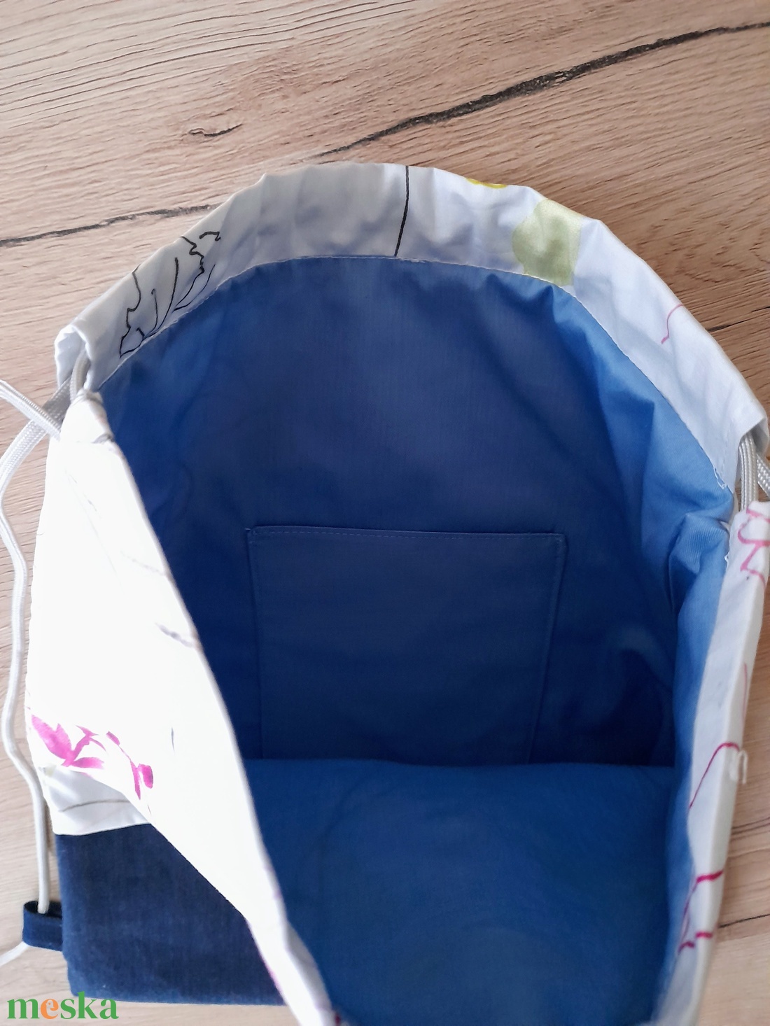 Virágszálam pink hátizsák - táska & tok - hátizsák - hátizsák - Meska.hu