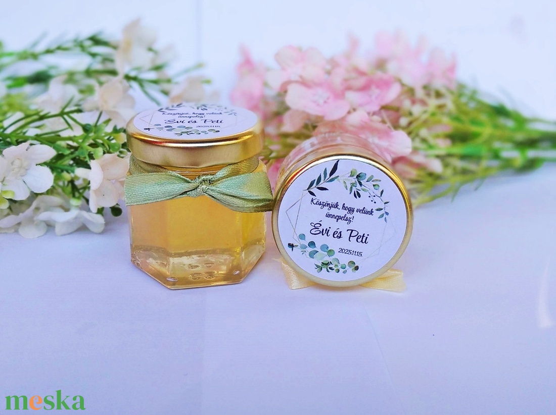 Mézes  köszönetajándék köszönet ajándék vendégeknek,köszönőajándék ,köszönőajándék - esküvő - emlék & ajándék - köszönőajándék - Meska.hu