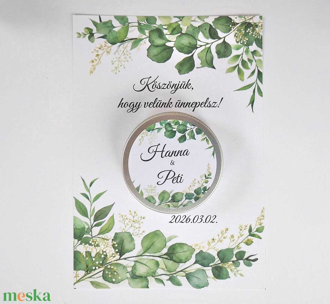  köszönetajándék gyertya Személyre szabott  � elegáns emlék vendégeidnek - esküvő - emlék & ajándék - köszönőajándék - Meska.hu