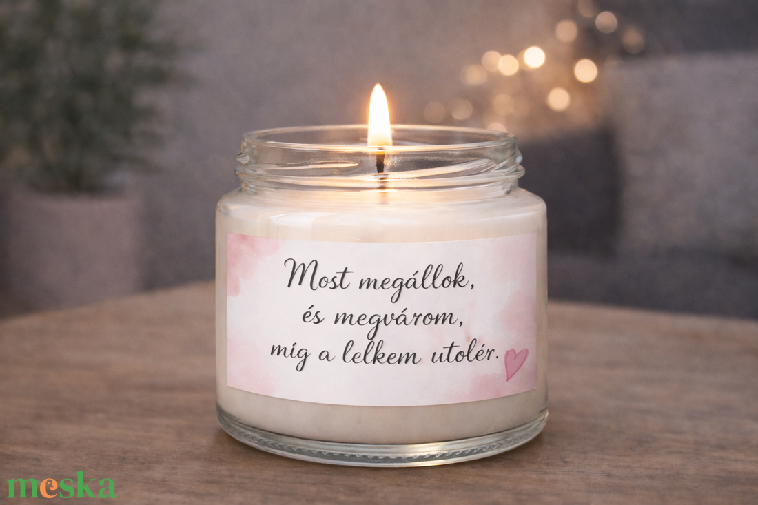 MOTIVÁCIÓS illatgyertya �  madagaszkári vaníliával , akár saját idézettel - otthon & életmód - gyertya, illat, aroma - gyertya - Meska.hu