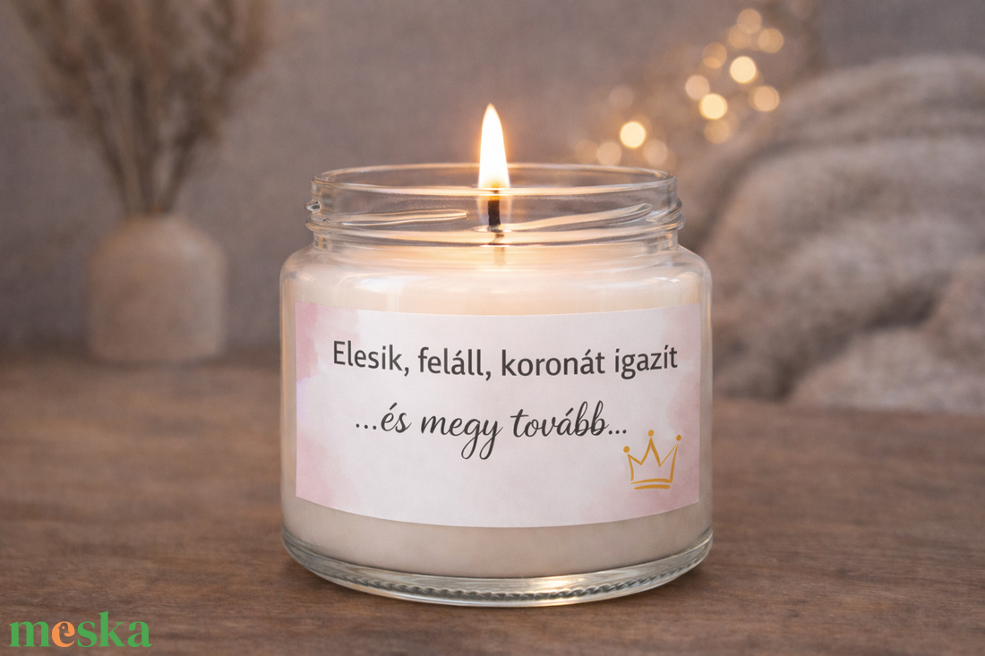 MOTIVÁCIÓS illatgyertya �  madagaszkári vaníliával , akár saját idézettel - otthon & életmód - gyertya, illat, aroma - gyertya - Meska.hu