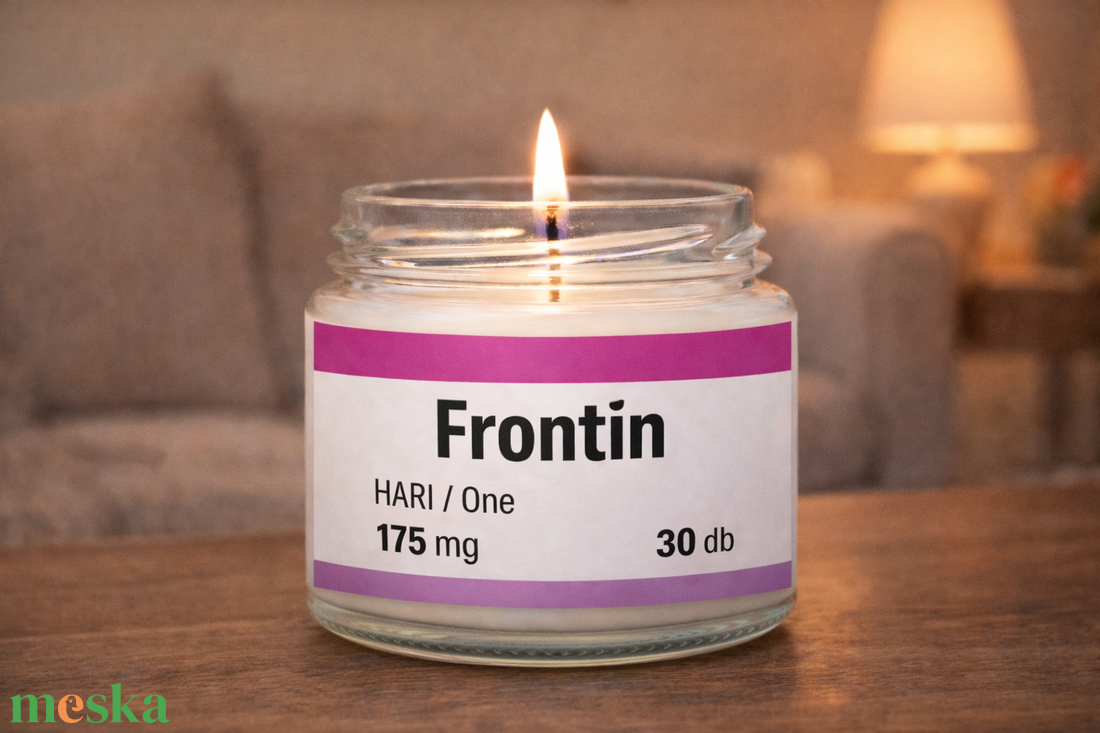 MOTIVÁCIÓS Frontin illatgyertya � 175 mg nyugalom  madagaszkári vaníliával  - otthon & életmód - gyertya, illat, aroma - gyertya - Meska.hu