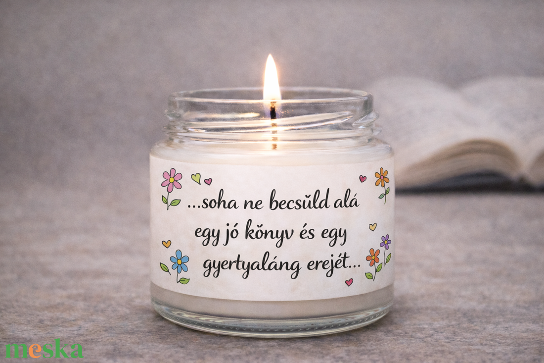 MOTIVÁCIÓS illatgyertya �  madagaszkári vaníliával , akár saját idézettel - otthon & életmód - gyertya, illat, aroma - gyertya - Meska.hu