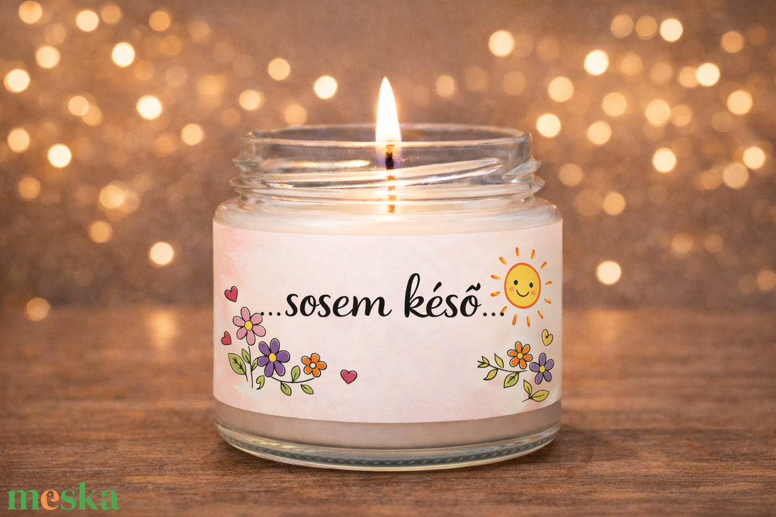 MOTIVÁCIÓS illatgyertya �  madagaszkári vaníliával , akár saját idézettel - otthon & életmód - gyertya, illat, aroma - gyertya - Meska.hu