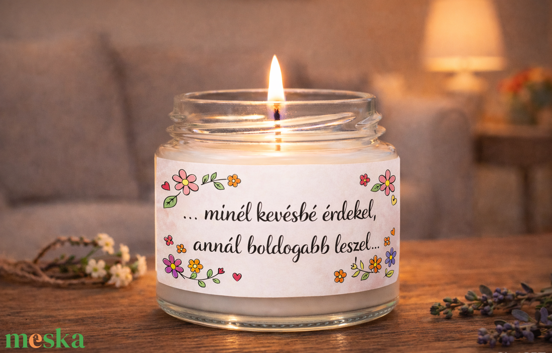 MOTIVÁCIÓS illatgyertya �  madagaszkári vaníliával , akár saját idézettel - otthon & életmód - gyertya, illat, aroma - gyertya - Meska.hu