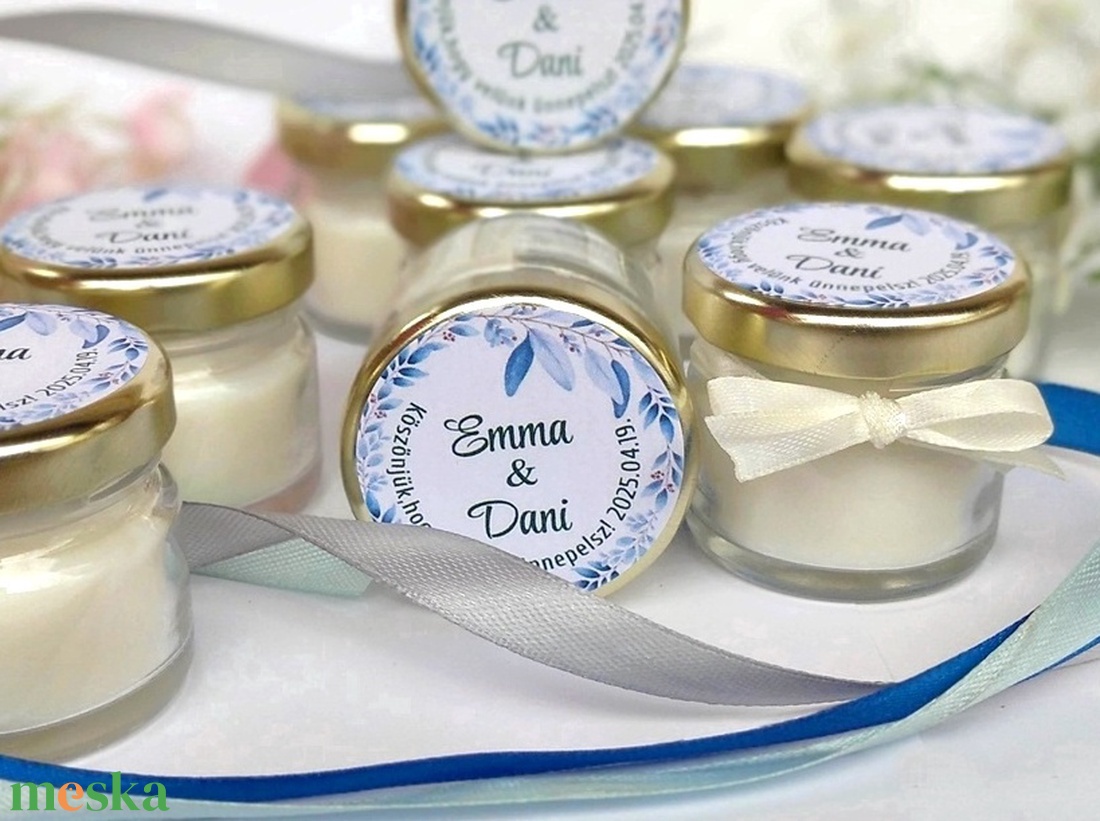 Illatos Szójaviasz gyertya köszönet ajándék  köszönetajándék vendégeknek,köszönőajándék ,köszönőajándék - esküvő - emlék & ajándék - köszönőajándék - Meska.hu