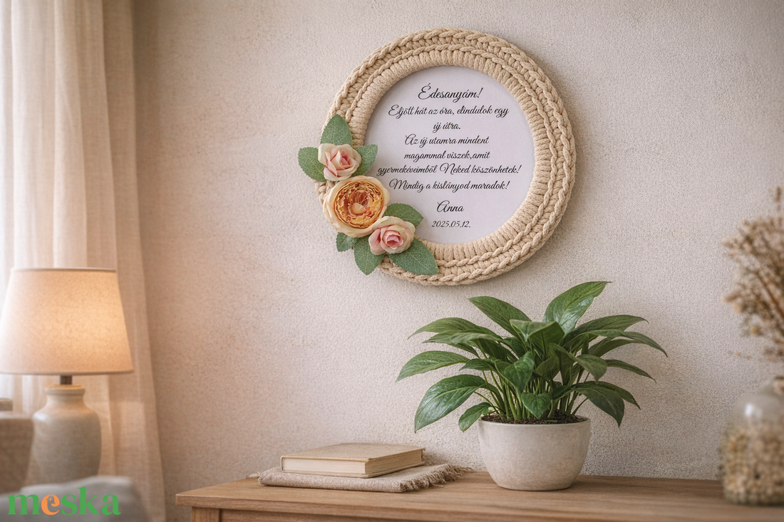 Fényfüzéres Szülőköszöntő ajándék  egyedi idézettel esküvőre  - esküvő - emlék & ajándék - szülőköszöntő ajándék - Meska.hu