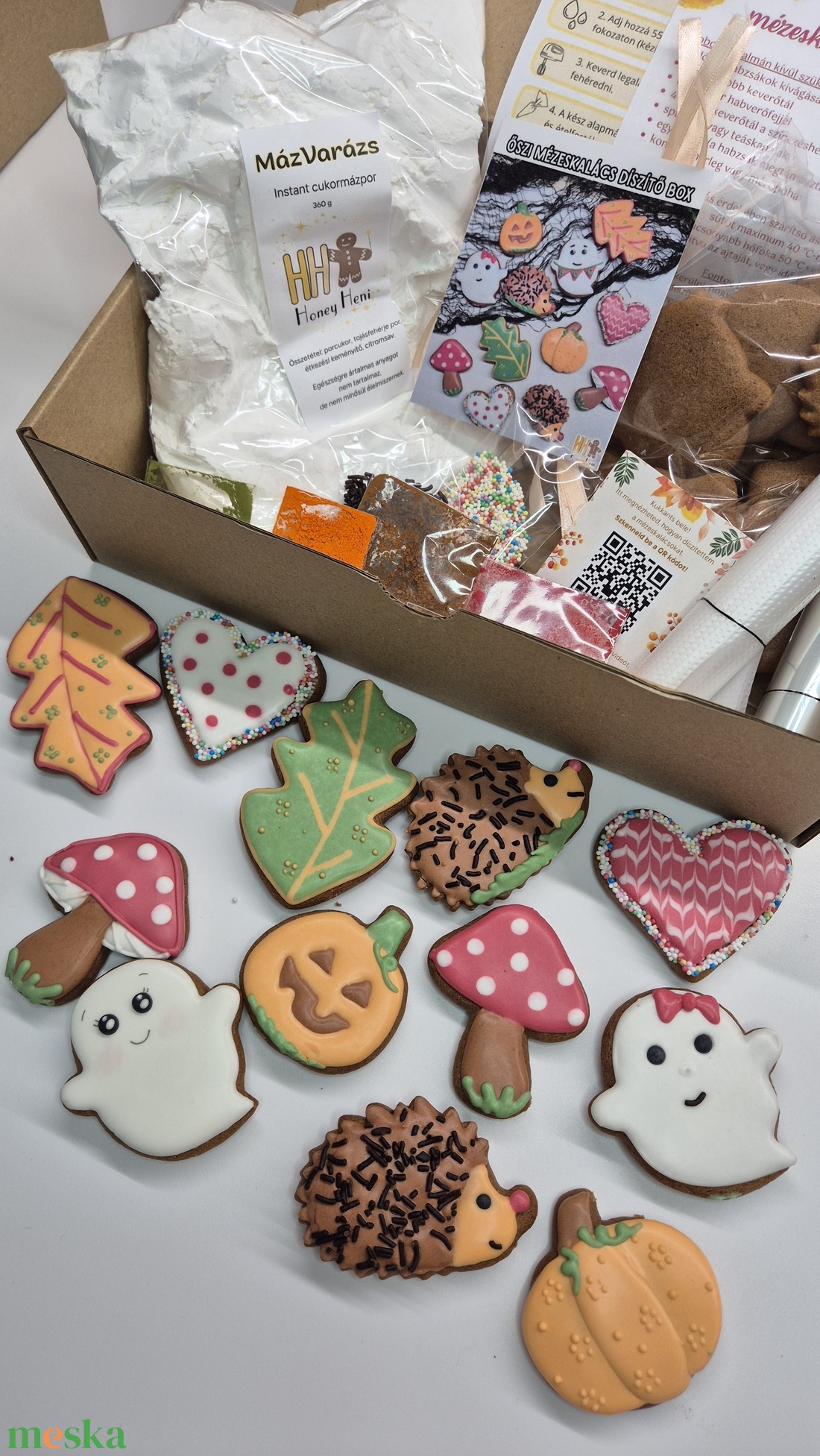 Őszi Mézeskalács Díszítő Box - diy (csináld magad) - egységcsomag - Meska.hu