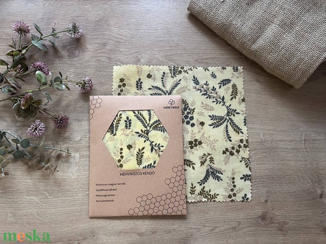 Méhviaszos kendőcsomag - otthon & életmód - konyhafelszerelés, tálalás - konyhai textil - szalvéta - Meska.hu