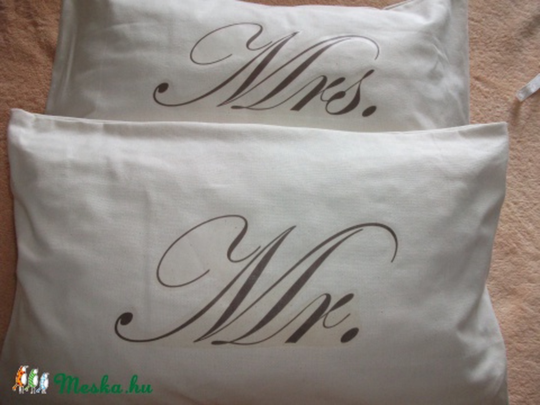 Mr   Mrs párna  -  - Meska.hu