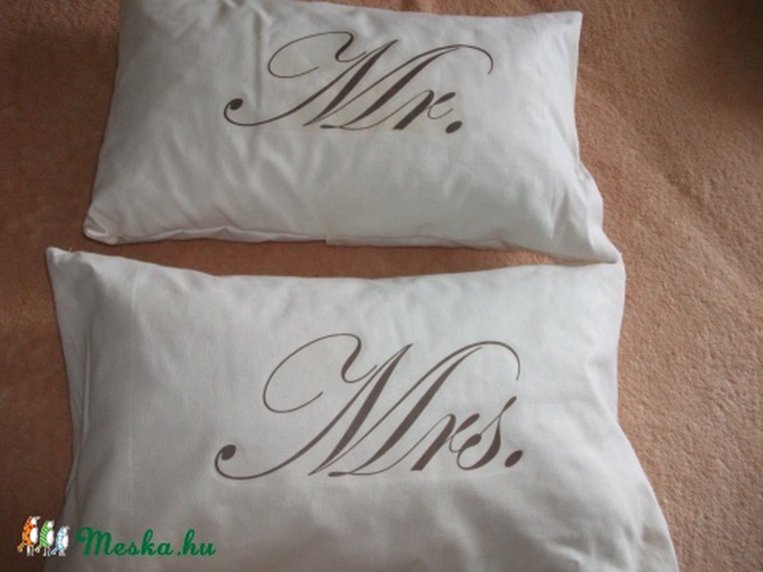 Mr   Mrs párna  -  - Meska.hu