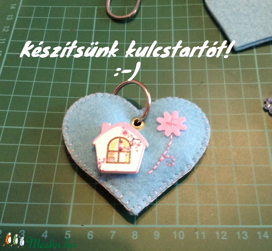 Csináld magad csomag-Szív KULCSTARTÓT-lépésről- lépésre ( 3 db) - - Meska.hu Csináld magad csomag-Szív KULCSTARTÓT-lépésről- lépésre ( 3 db) - - Meska.hu