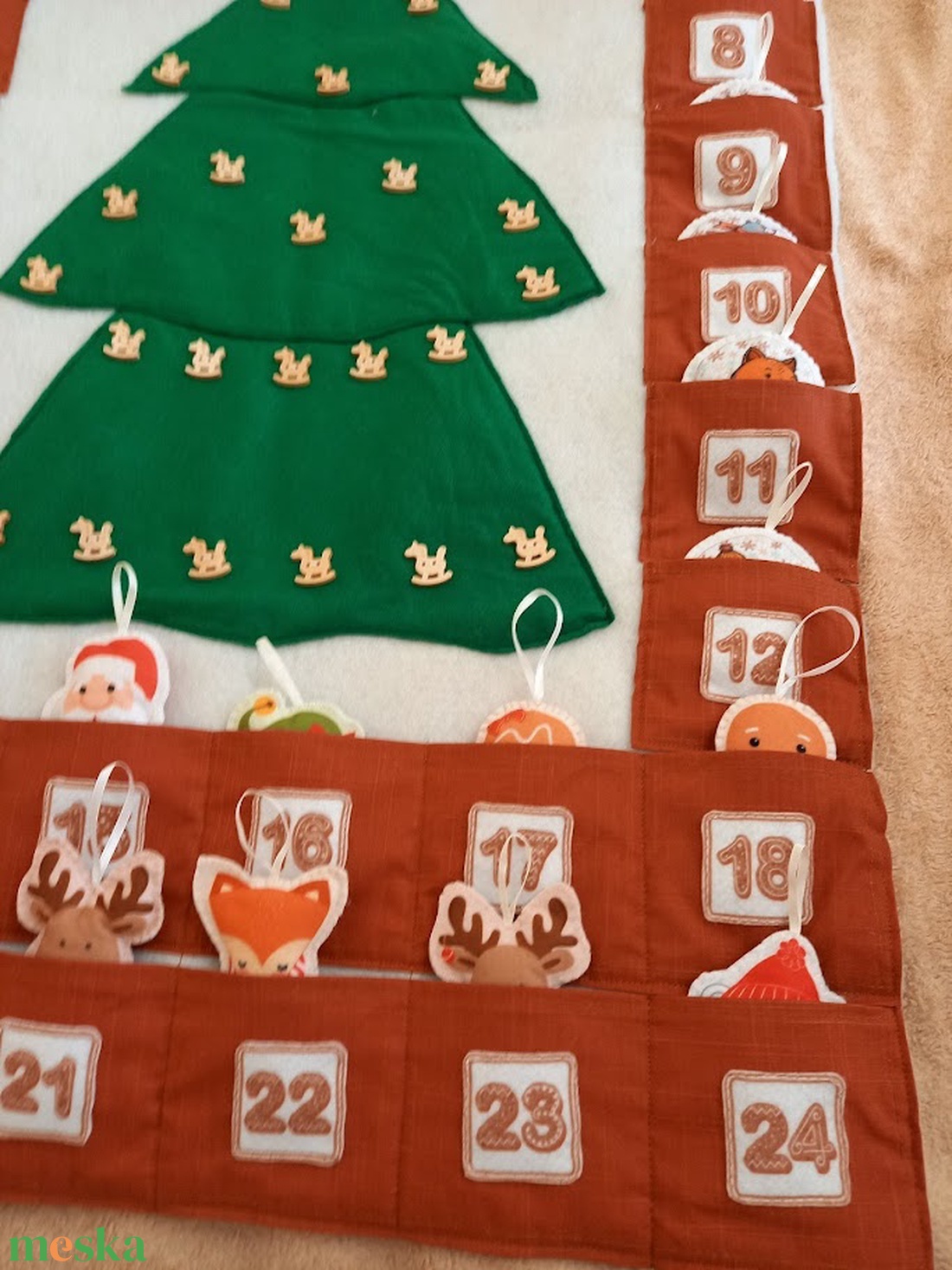 Adventi naptár- fenyőfás-interaktív - karácsony - adventi díszek - adventi naptár - Meska.hu Adventi naptár- fenyőfás-interaktív - karácsony - adventi díszek - adventi naptár - Meska.hu