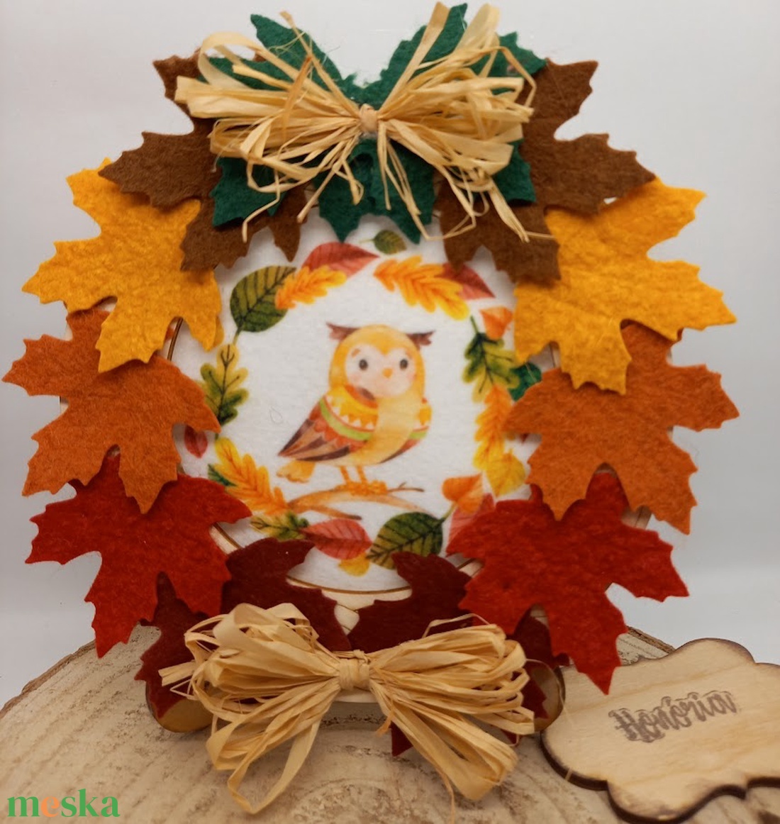Őszi falevelek- ajtódísz (bagoly2) - otthon & életmód - dekoráció - ajtó- és ablak dekoráció - ajtódísz & kopogtató - Meska.hu Őszi falevelek- ajtódísz (bagoly2) - otthon & életmód - dekoráció - ajtó- és ablak dekoráció - ajtódísz & kopogtató - Meska.hu