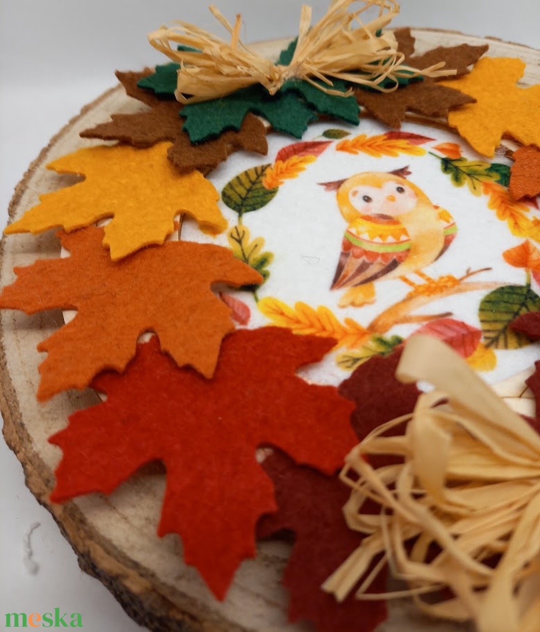 Őszi falevelek- ajtódísz (bagoly2) - otthon & életmód - dekoráció - ajtó- és ablak dekoráció - ajtódísz & kopogtató - Meska.hu Őszi falevelek- ajtódísz (bagoly2) - otthon & életmód - dekoráció - ajtó- és ablak dekoráció - ajtódísz & kopogtató - Meska.hu