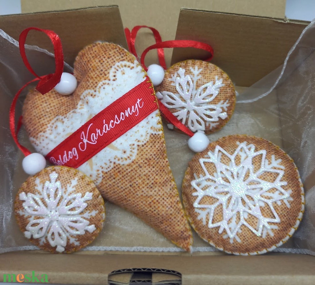 Karácsonyi hópelyhek - filc karácsonyfa dísz (4db) - karácsony - karácsonyi lakásdekoráció - karácsonyfadíszek - Meska.hu Karácsonyi hópelyhek - filc karácsonyfa dísz (4db) - karácsony - karácsonyi lakásdekoráció - karácsonyfadíszek - Meska.hu