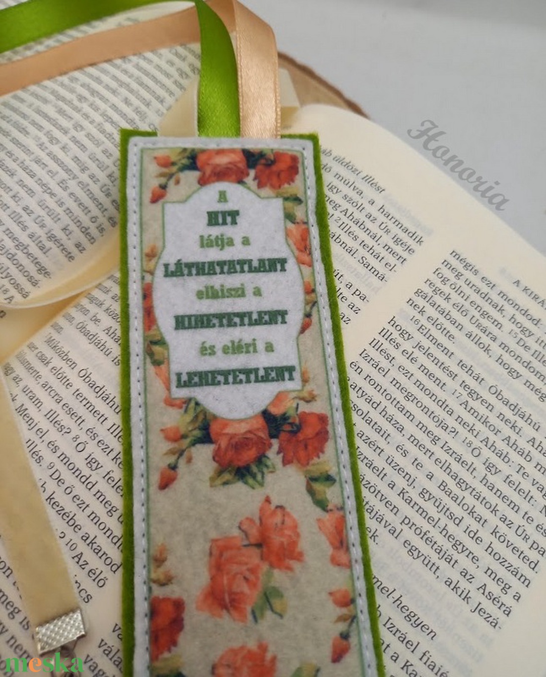 Keresztény, idézetes könyvjelző - könyv & zene - könyvjelző - Meska.hu