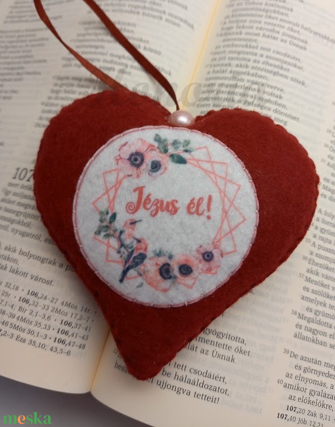 Levendulás szív-Keresztény igével- Jézus él! - otthon & életmód - gyertya, illat, aroma - illatzsák - Meska.hu Levendulás szív-Keresztény igével- Jézus él! - otthon & életmód - gyertya, illat, aroma - illatzsák - Meska.hu