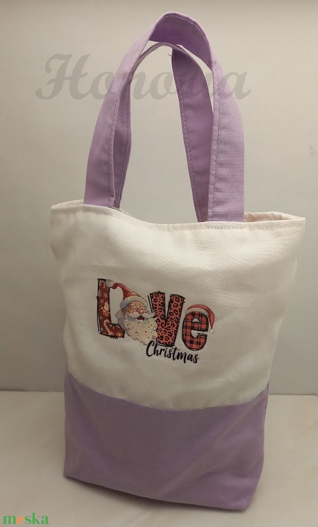 Karácsonyi ajándék zsák/ szatyor, Tálapós-lila - otthon & életmód - papír, írószer - Meska.hu
