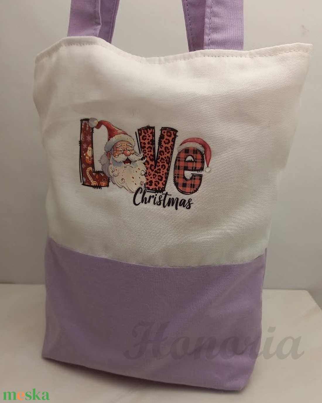 Karácsonyi ajándék zsák/ szatyor, Tálapós-lila - otthon & életmód - papír, írószer - Meska.hu