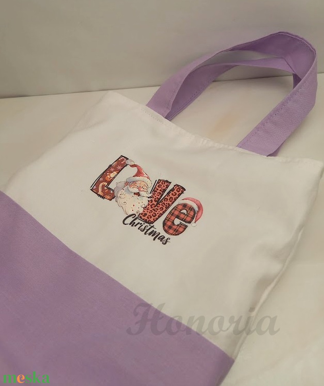 Karácsonyi ajándék zsák/ szatyor, Tálapós-lila - otthon & életmód - papír, írószer - Meska.hu