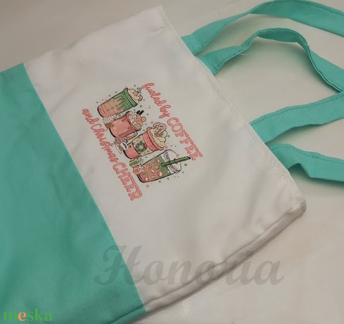 Karácsonyi ajándék zsák/ szatyor-COFFEE-menta - otthon & életmód - papír, írószer - Meska.hu Karácsonyi ajándék zsák/ szatyor-COFFEE-menta - otthon & életmód - papír, írószer - Meska.hu