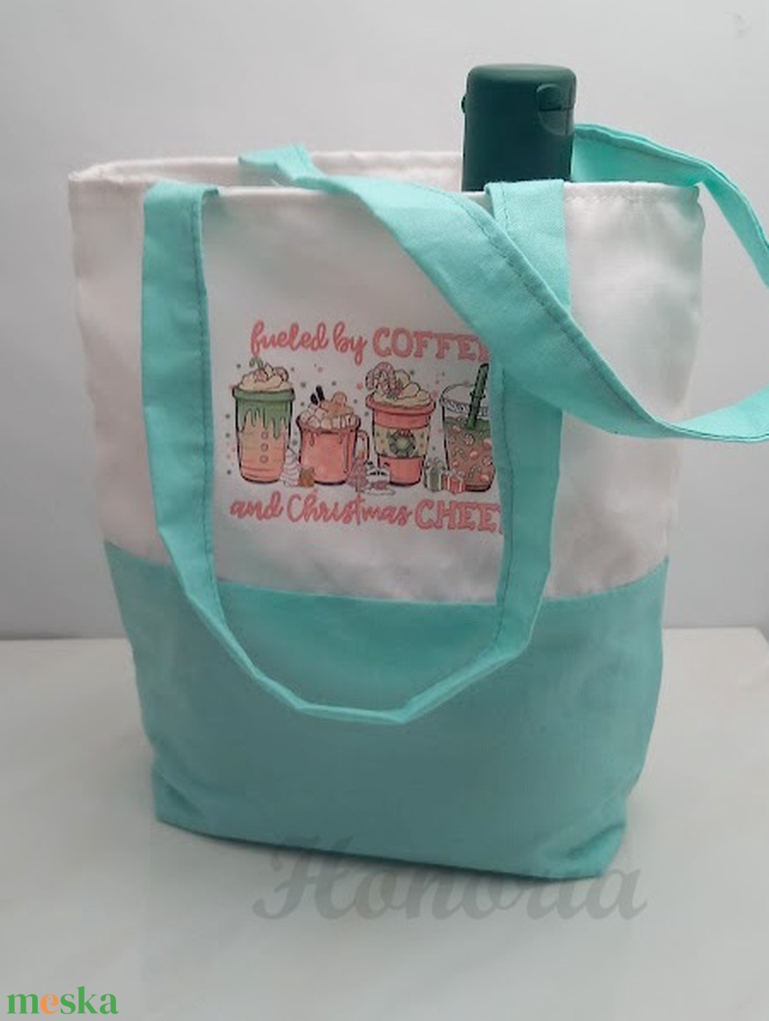 Karácsonyi ajándék zsák/ szatyor-COFFEE-menta - otthon & életmód - papír, írószer - Meska.hu Karácsonyi ajándék zsák/ szatyor-COFFEE-menta - otthon & életmód - papír, írószer - Meska.hu