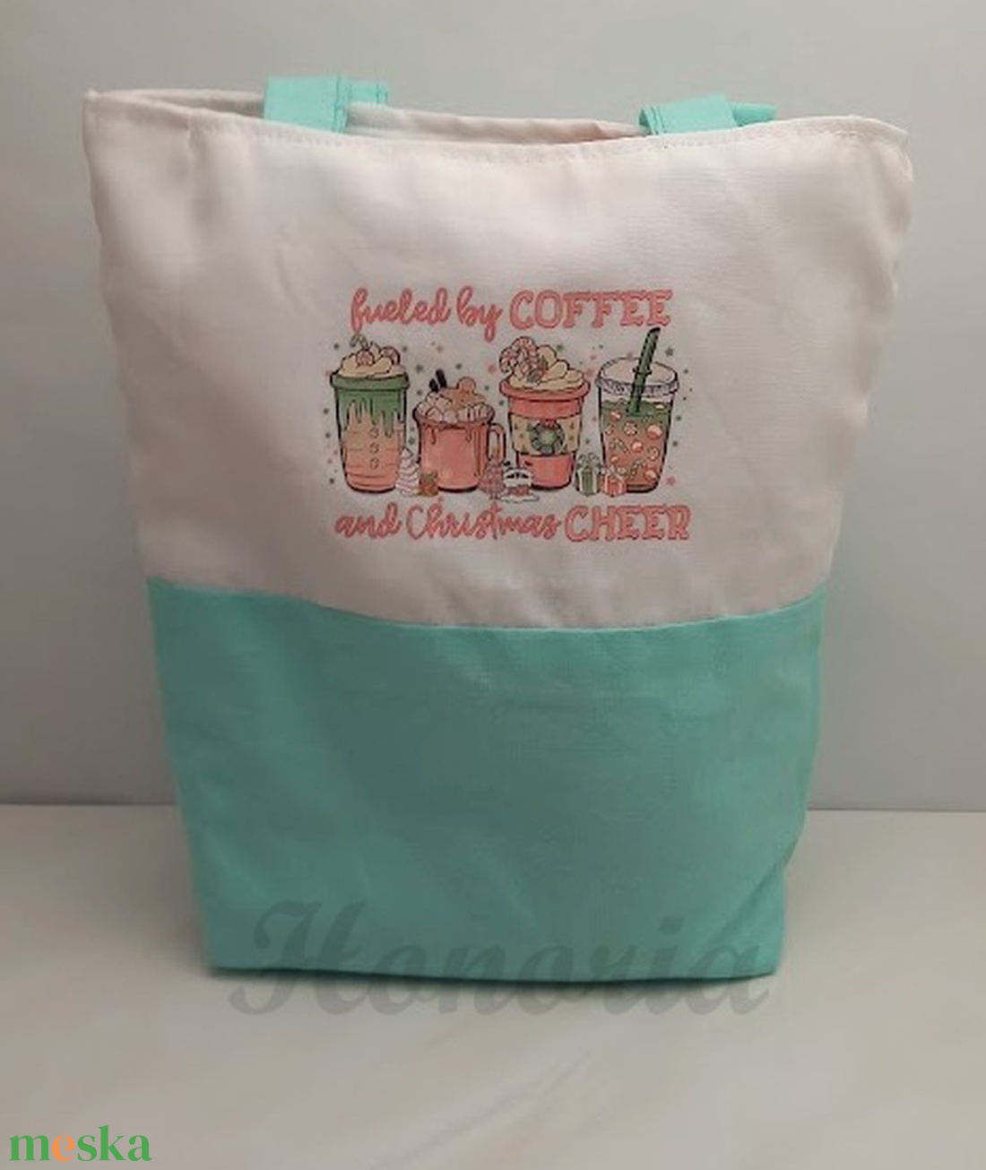 Karácsonyi ajándék zsák/ szatyor-COFFEE-menta - otthon & életmód - papír, írószer - Meska.hu Karácsonyi ajándék zsák/ szatyor-COFFEE-menta - otthon & életmód - papír, írószer - Meska.hu