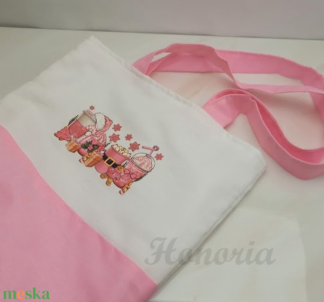 Karácsonyi ajándék zsák/ szatyor-COFFEE-rózsaszín - otthon & életmód - papír, írószer - Meska.hu Karácsonyi ajándék zsák/ szatyor-COFFEE-rózsaszín - otthon & életmód - papír, írószer - Meska.hu