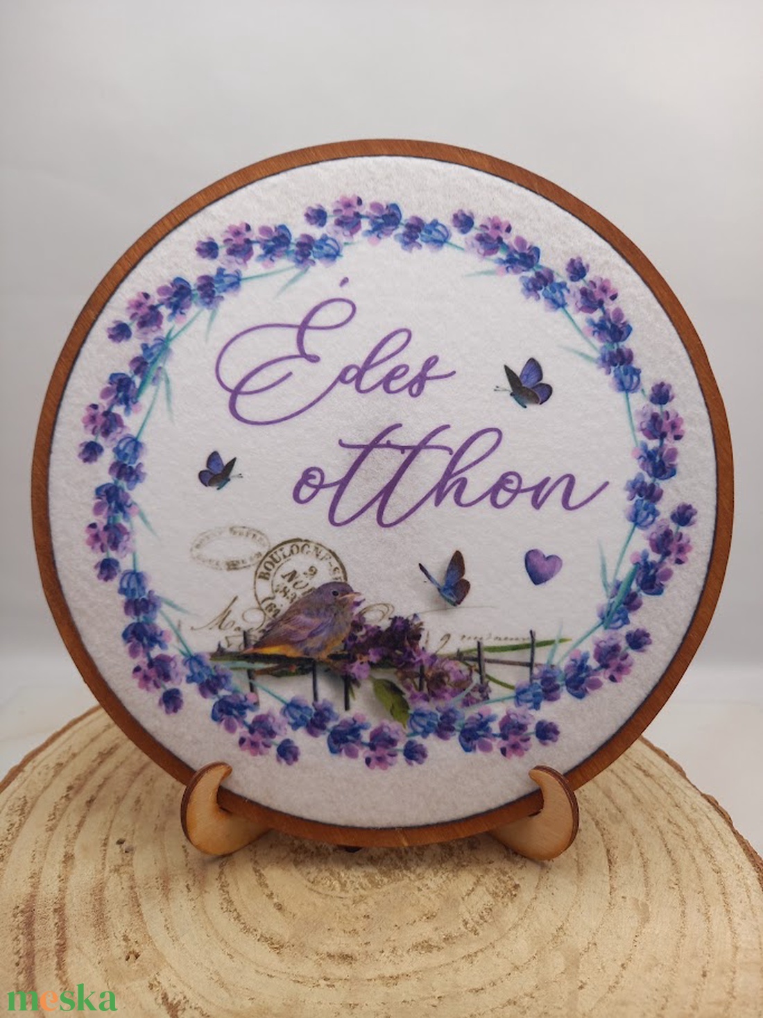 Édes otthon levendulás-falidísz - otthon & életmód - dekoráció - fali és függő dekoráció - falra akasztható dekor - Meska.hu Édes otthon levendulás-falidísz - otthon & életmód - dekoráció - fali és függő dekoráció - falra akasztható dekor - Meska.hu