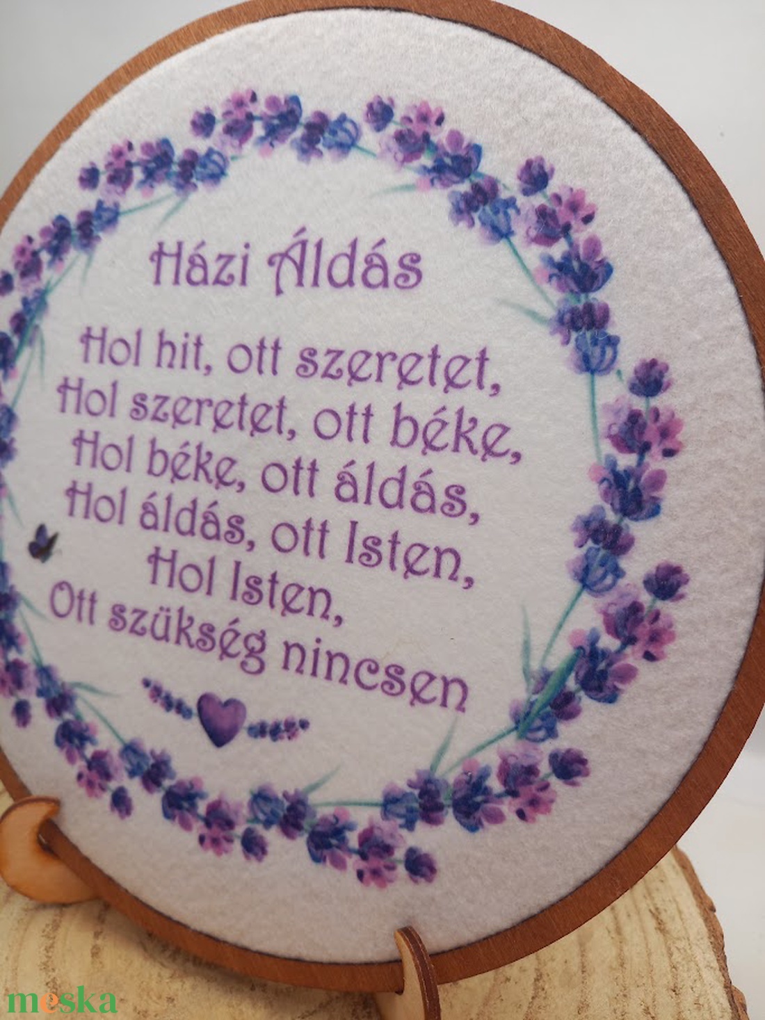 Házi Áldás levendulás-falidísz - otthon & életmód - dekoráció - fali és függő dekoráció - falra akasztható dekor - Meska.hu Házi Áldás levendulás-falidísz - otthon & életmód - dekoráció - fali és függő dekoráció - falra akasztható dekor - Meska.hu