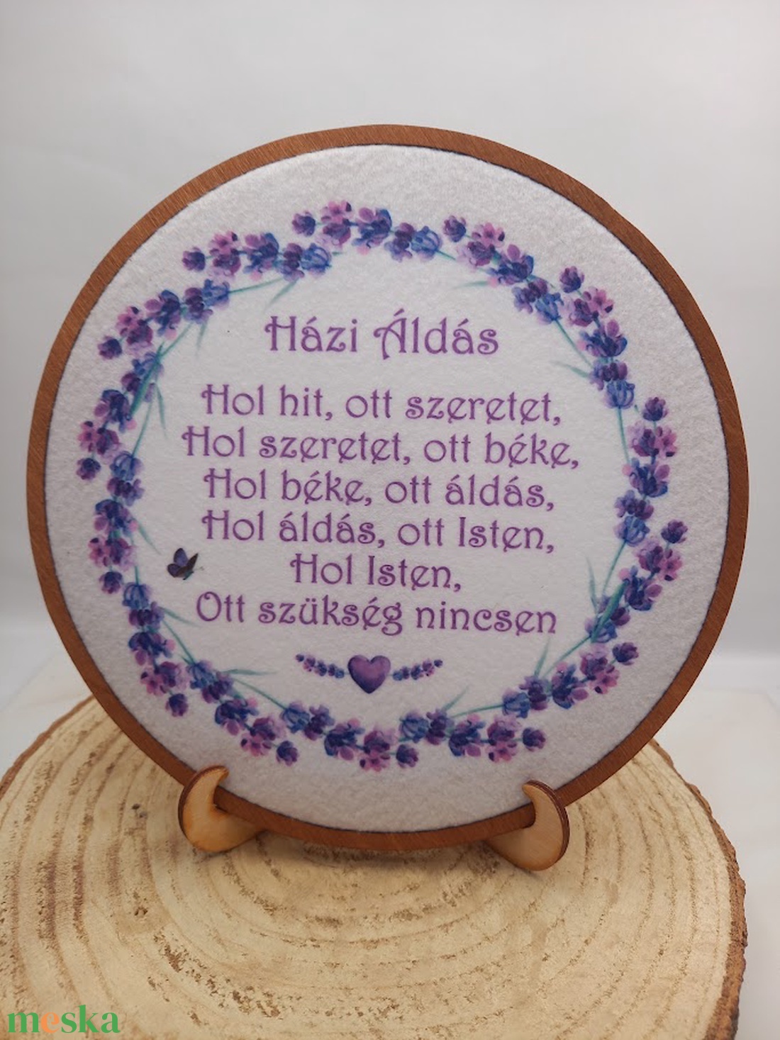 Házi Áldás levendulás-falidísz - otthon & életmód - dekoráció - fali és függő dekoráció - falra akasztható dekor - Meska.hu Házi Áldás levendulás-falidísz - otthon & életmód - dekoráció - fali és függő dekoráció - falra akasztható dekor - Meska.hu