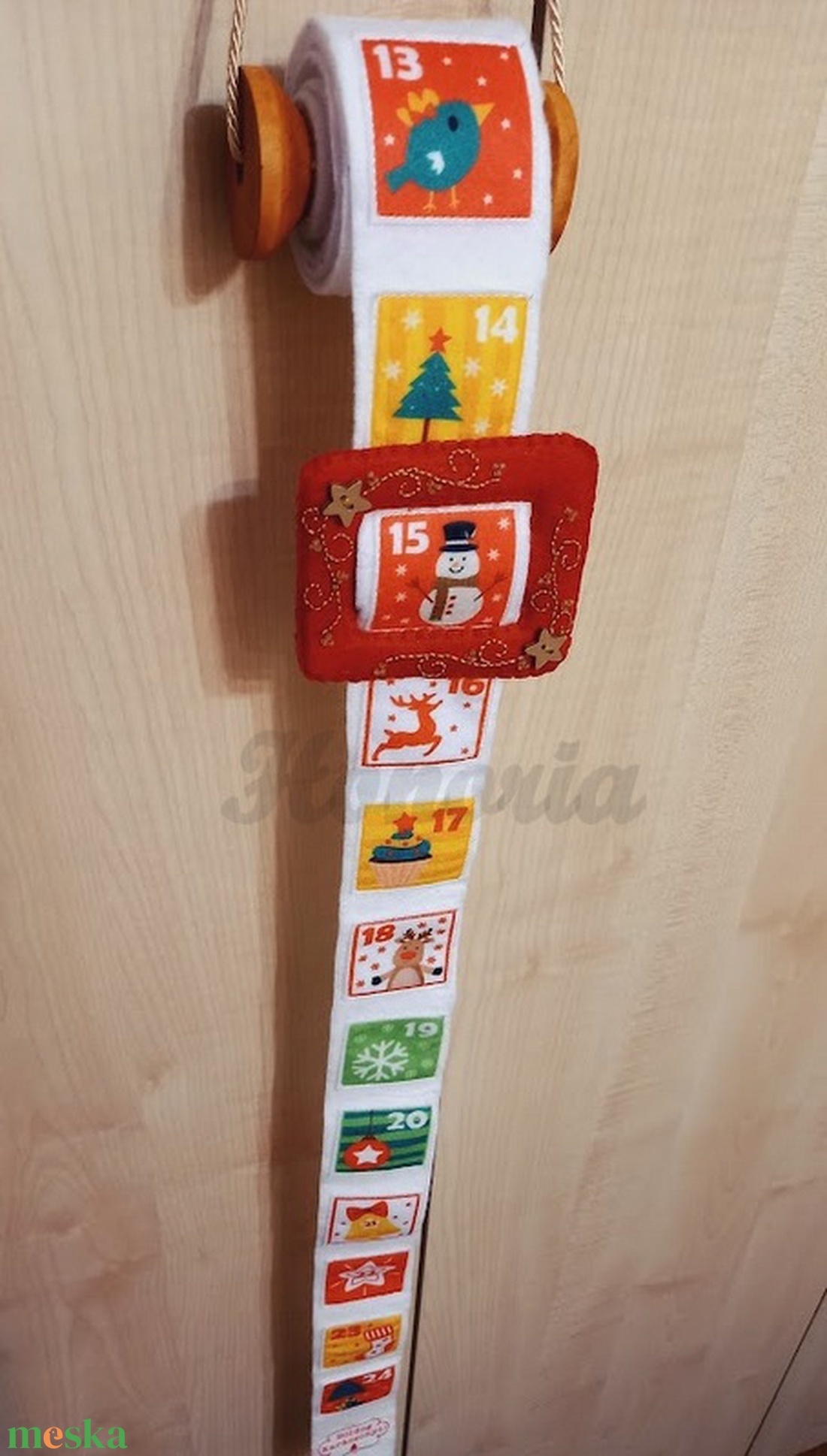 Felakasztható-ADVENTI NAPTÁR-tekerhető-színes - karácsony - adventi díszek - adventi naptár - Meska.hu Felakasztható-ADVENTI NAPTÁR-tekerhető-színes - karácsony - adventi díszek - adventi naptár - Meska.hu