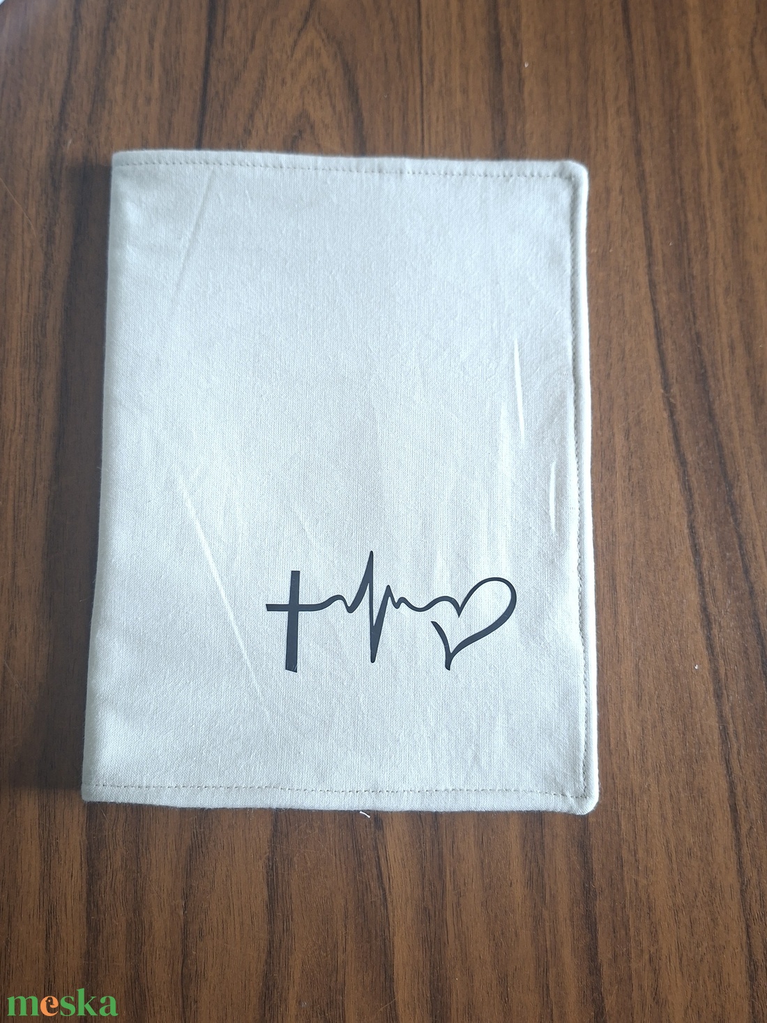 Bibliaborító-krém - otthon & életmód - papír, írószer - könyv- és füzetborító - Meska.hu