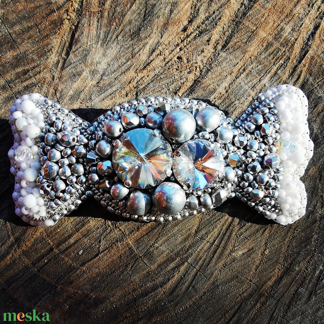 Ezüst szaloncukor bross - ékszer - kitűző és bross - Meska.hu Ezüst szaloncukor bross - ékszer - kitűző és bross - Meska.hu