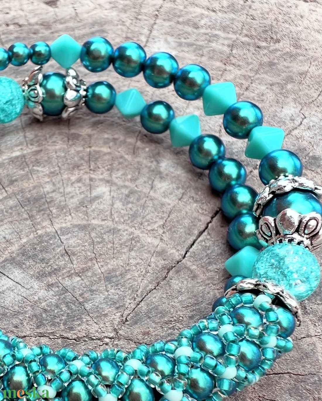 Türkiz ékszer szett - ékszer - ékszerszett - Meska.hu