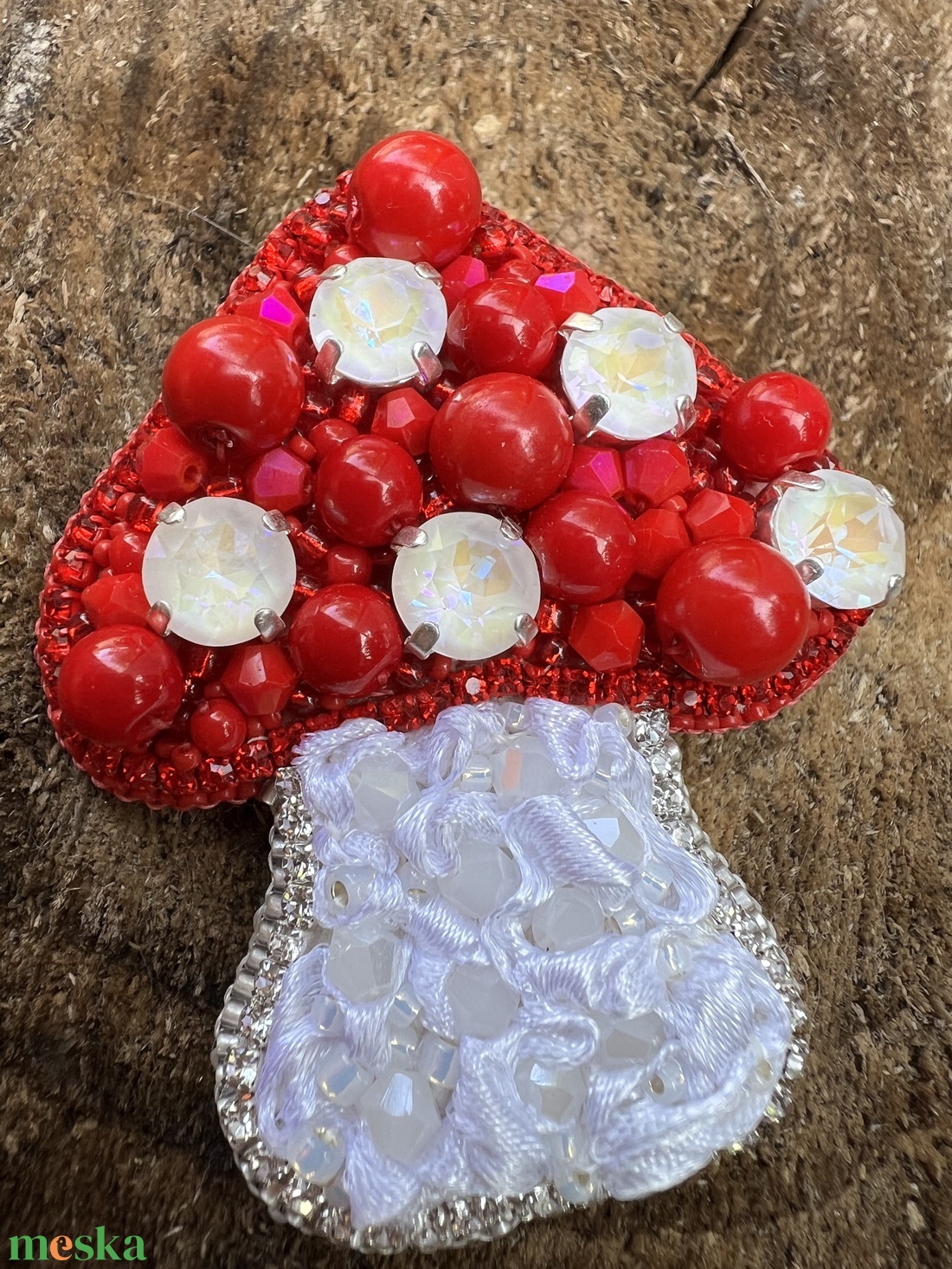 Gomba bross - ékszer - kitűző és bross - kitűző - Meska.hu Gomba bross - ékszer - kitűző és bross - kitűző - Meska.hu